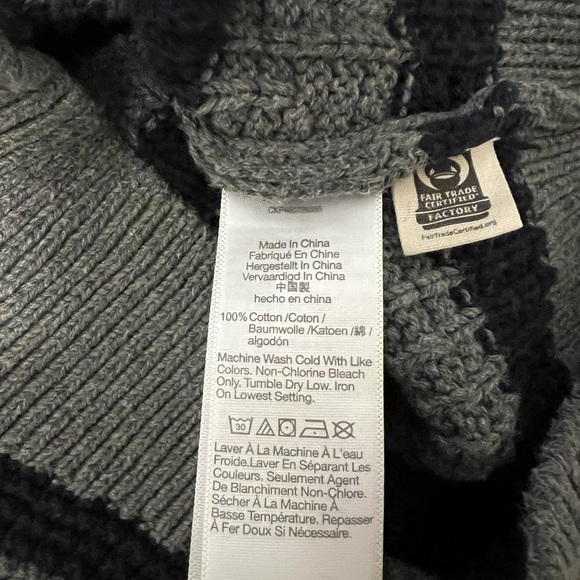 Madewell Waffle Knit Sweater Vest in Stripe - Size Small - Picture 7 of 9